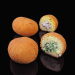 Arancine Funghi e Spinaci